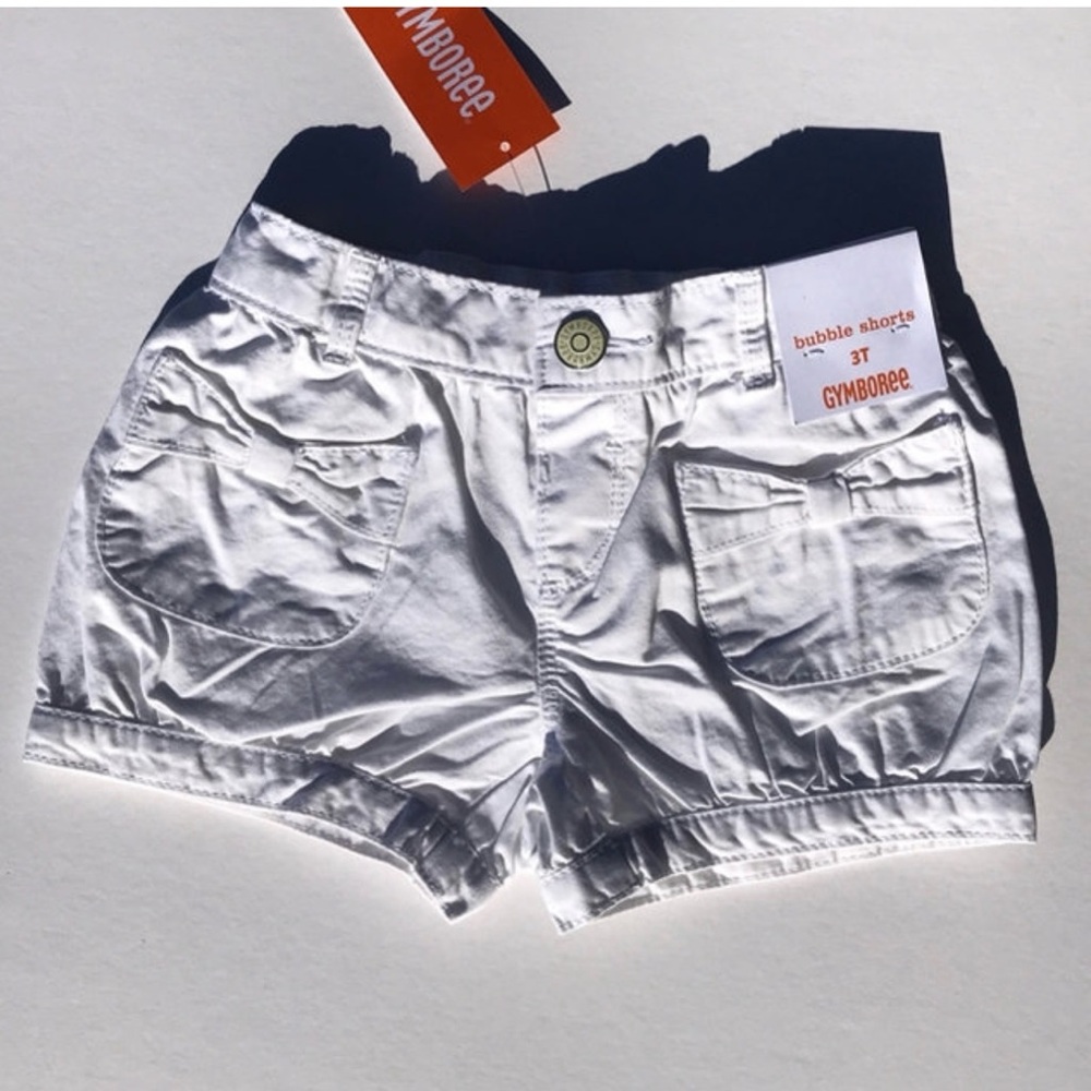 White Bubble Shorts